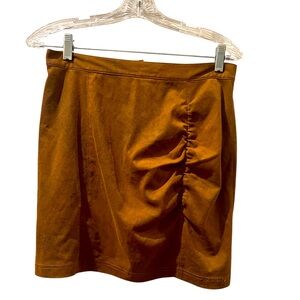 Free People vegan suede mini skirt, size medium
